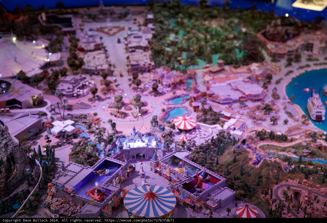 Dreamy Model of the Futuristic Amusement Park