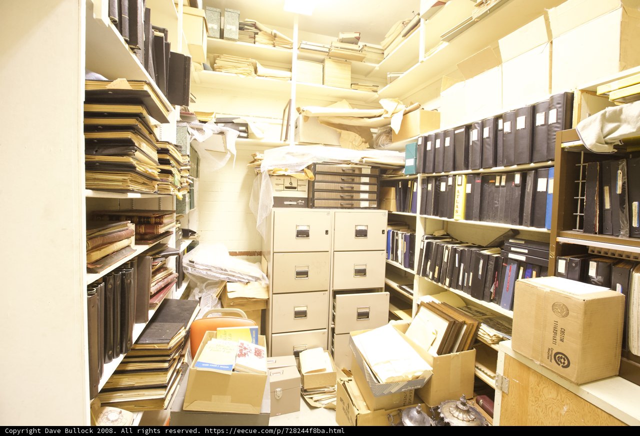 The Organized Chaos of a Busy Library Room
