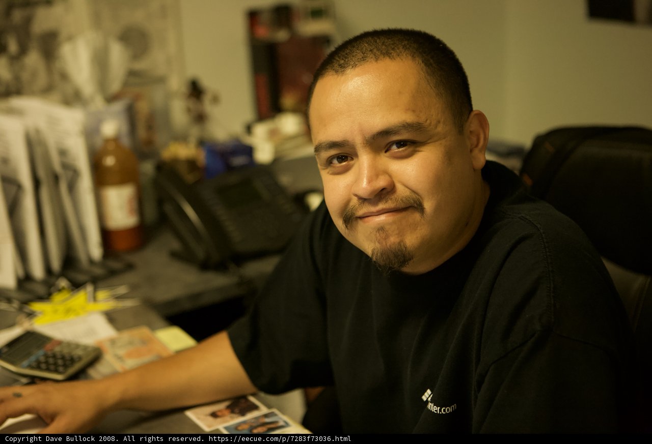 The Hardworking Man and His Desk