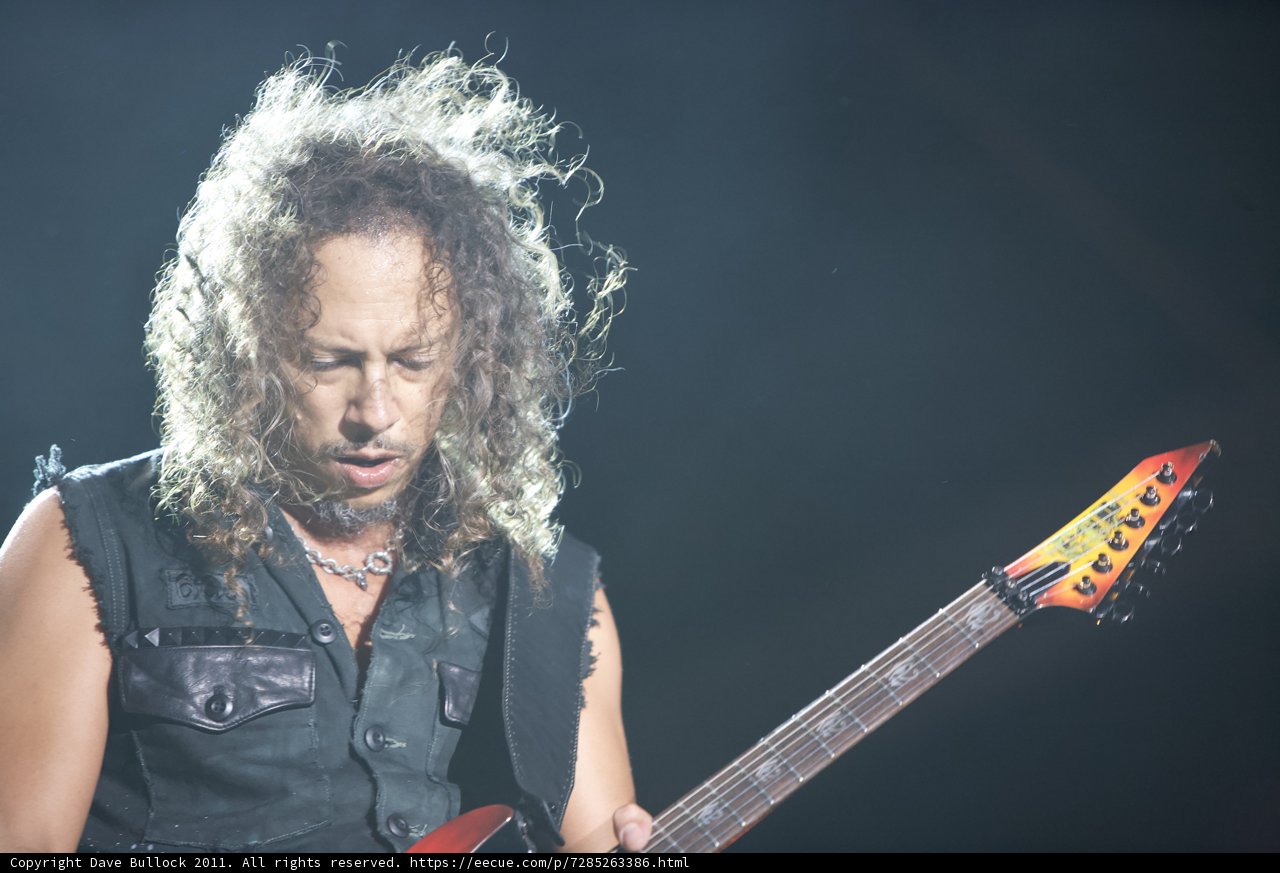 Kirk Hammett rocks the stage at Big Four Festival