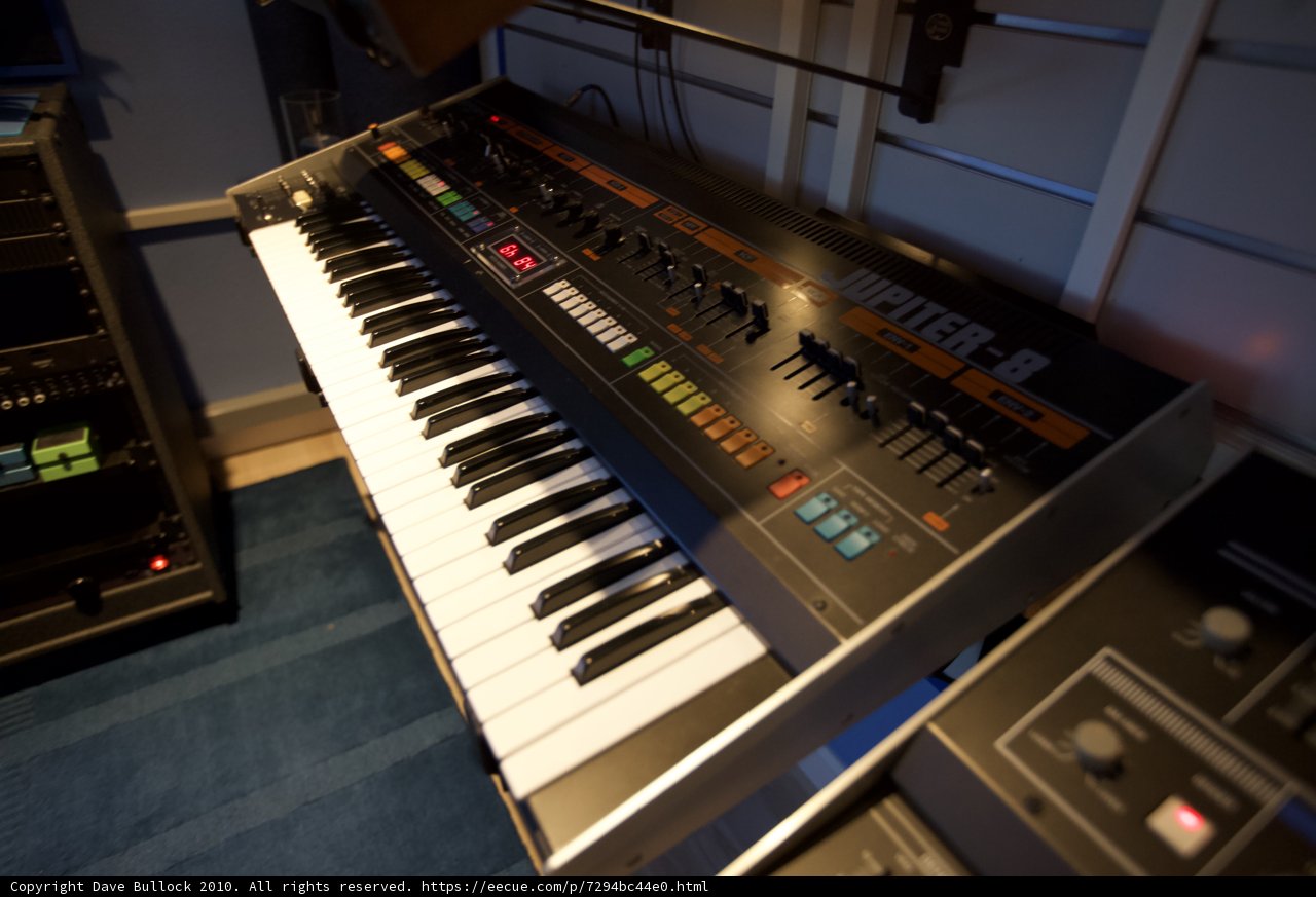 Synthesizer in a Musician's Room