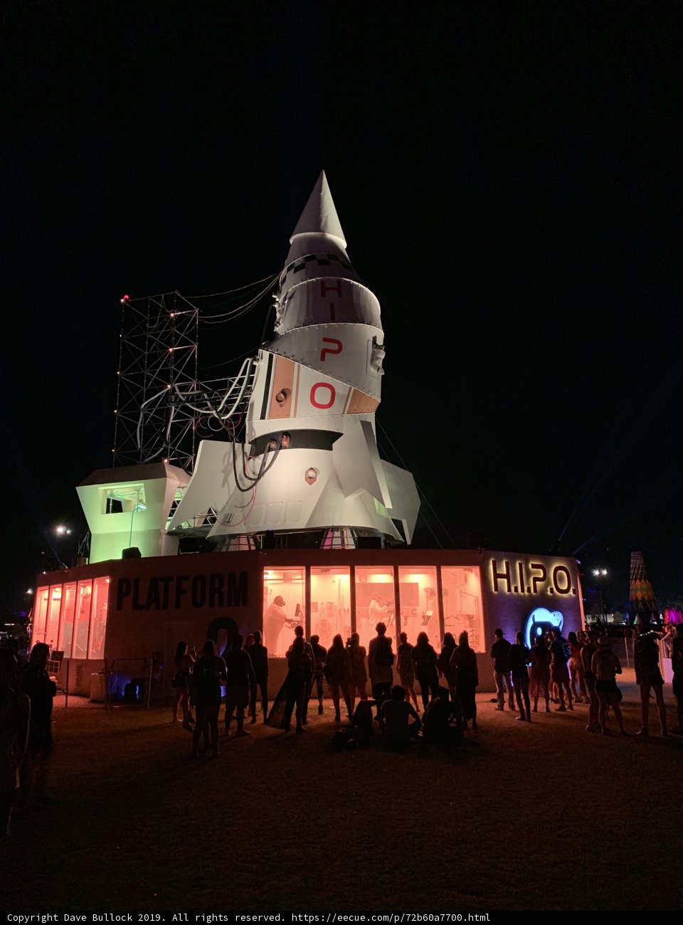 A Rocket on Top of Spire Tower