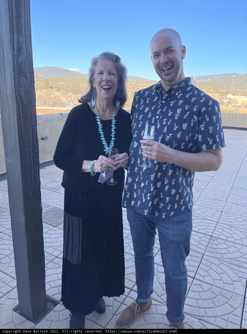 Patio Portrait in Santa Fe