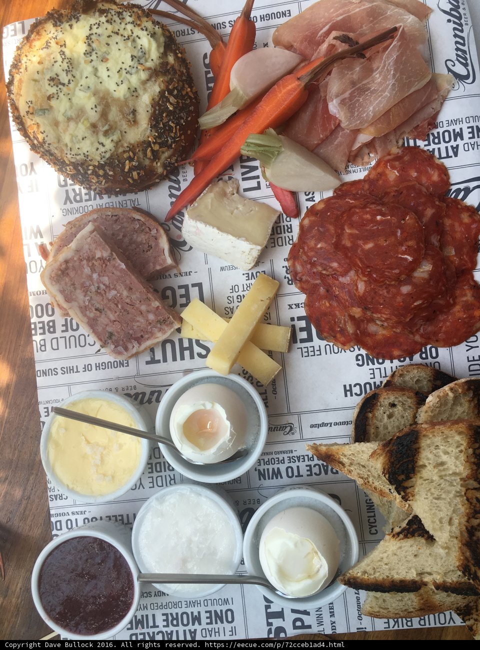 Delicious Brunch Spread on a Sunny California Day