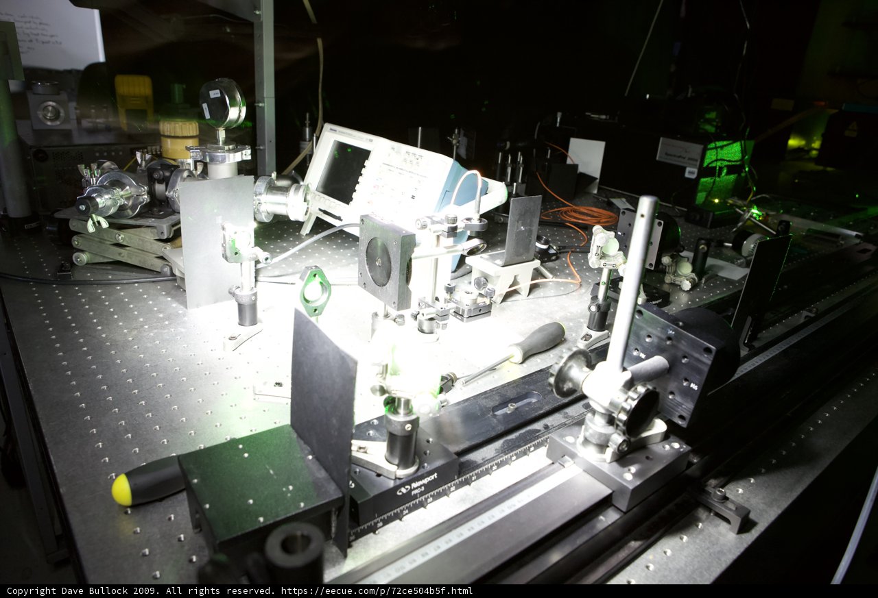 Green-lighted Machine in Caltech Metal Factory