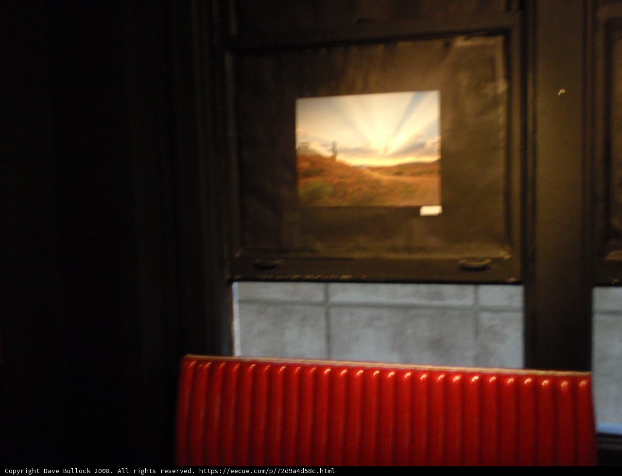 The Red Chair in the Cinema Room