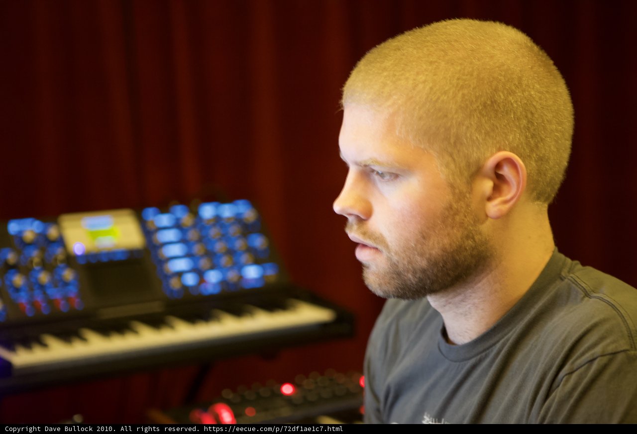 Morgan Page in the Studio