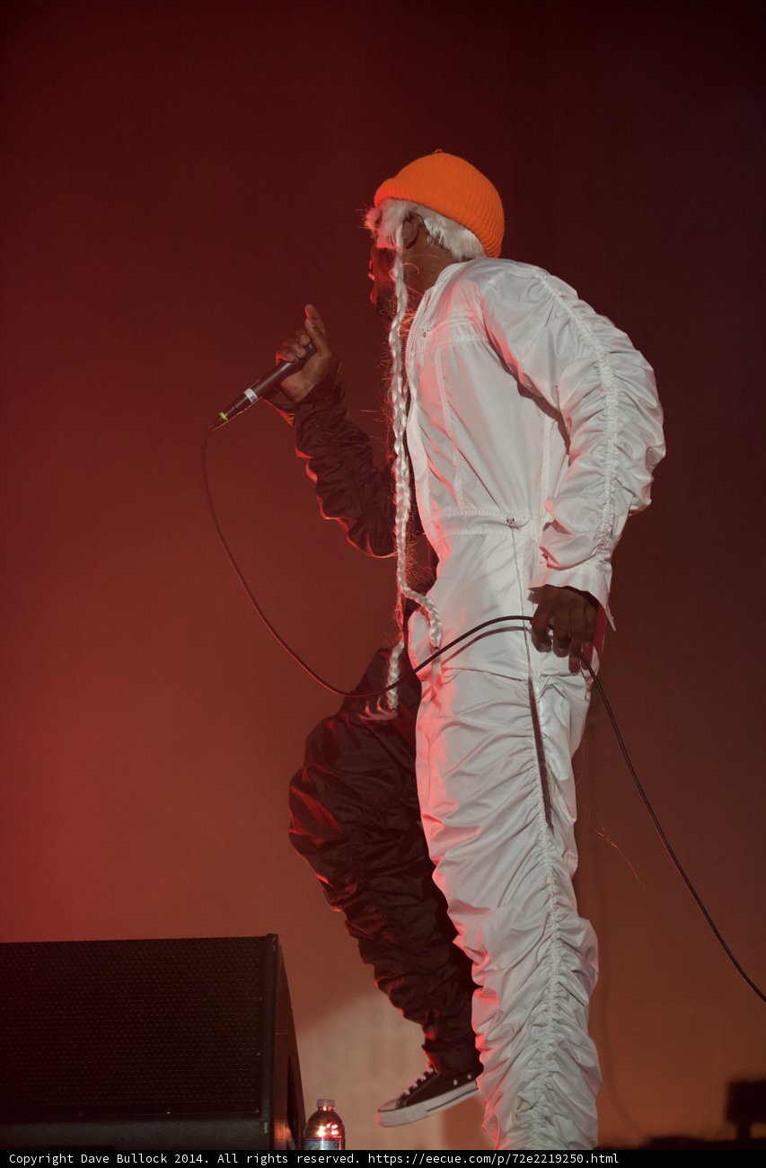 The Entertainer in White and Orange Hat