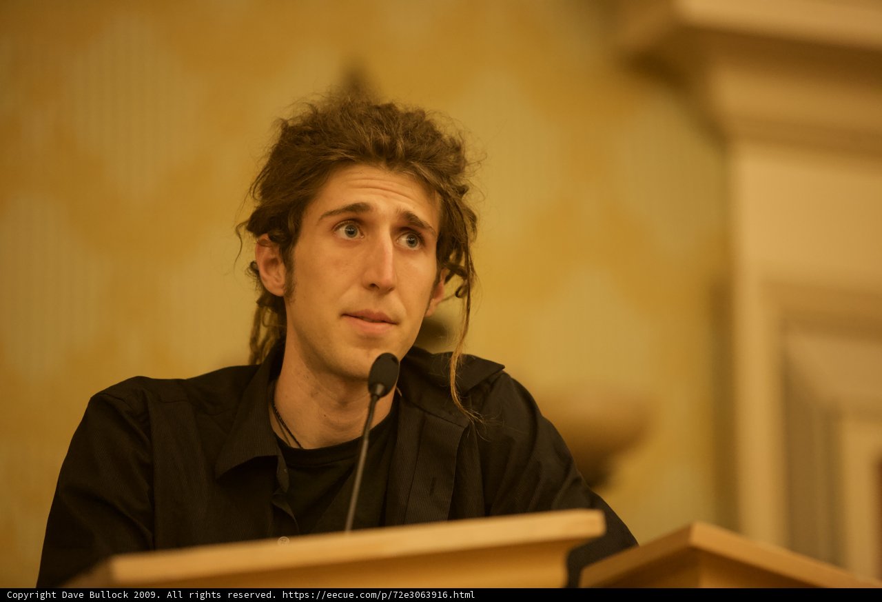 Moxie Marlinspike Speaks from the Podium