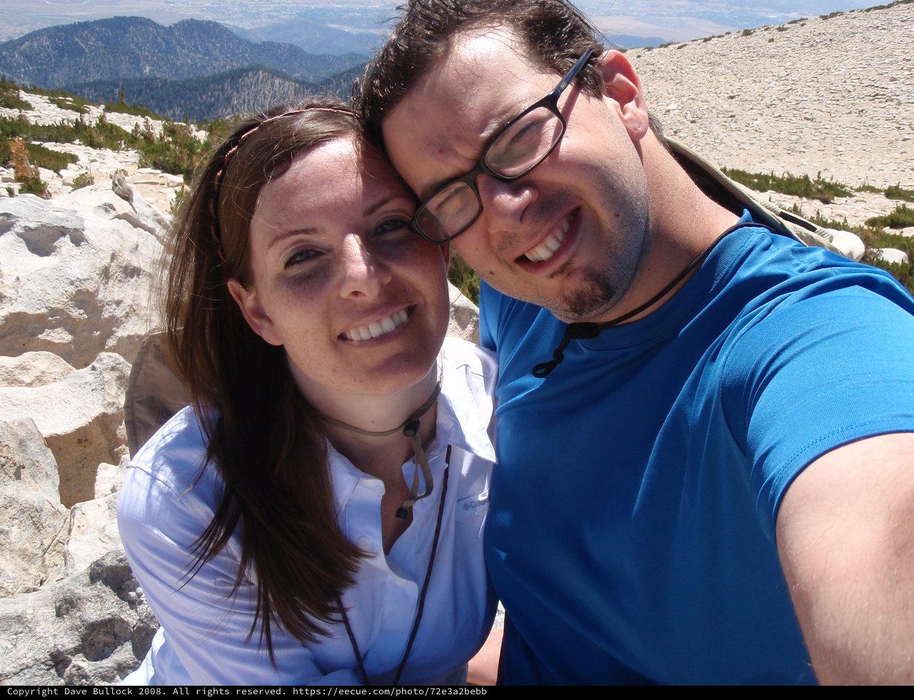 Couple Selfie at San Gorgonio Mountain Summit