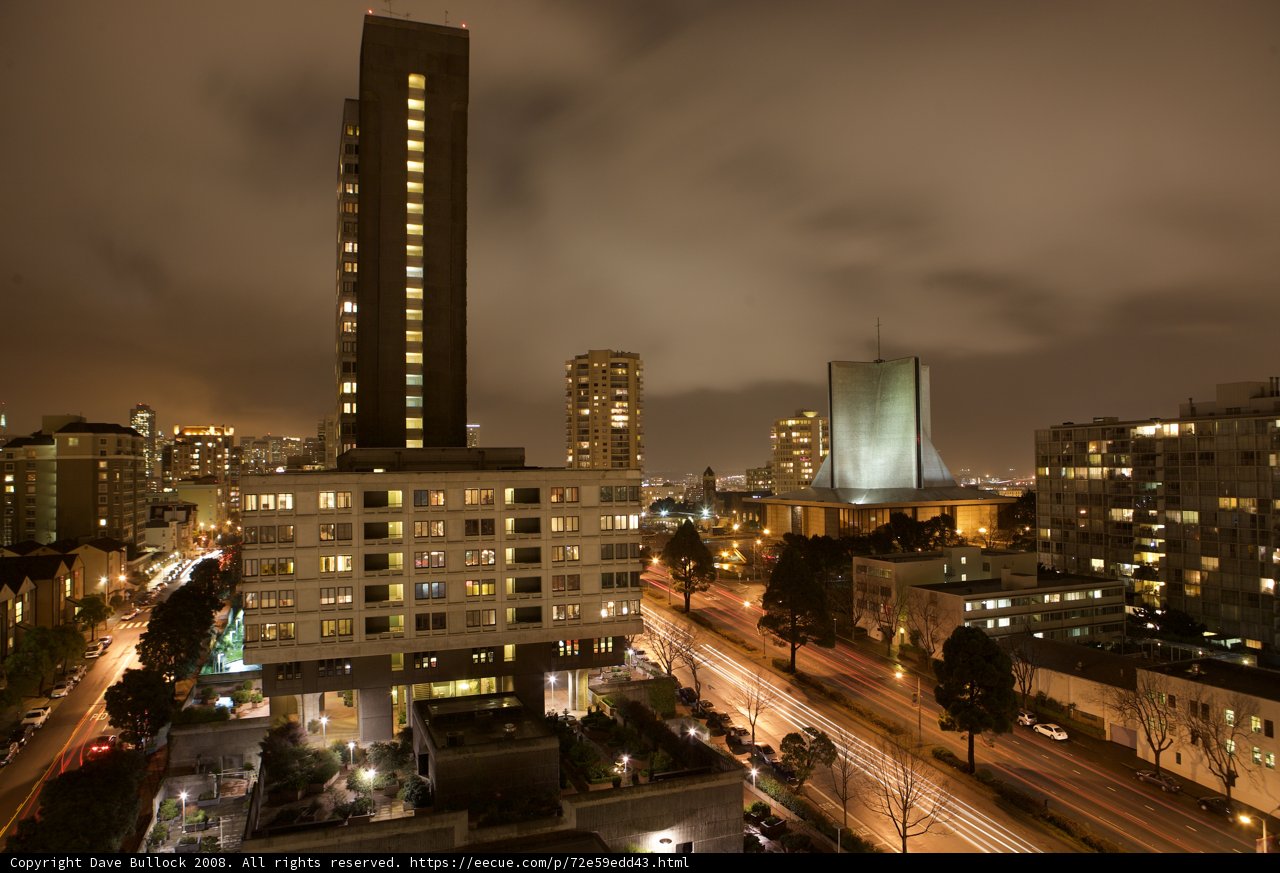 Nightfall Over a Bustling Metropolis