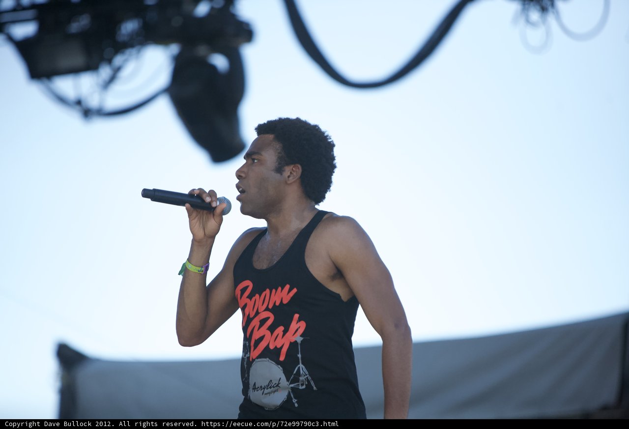 Donald Glover Rocks the Mic at Coachella