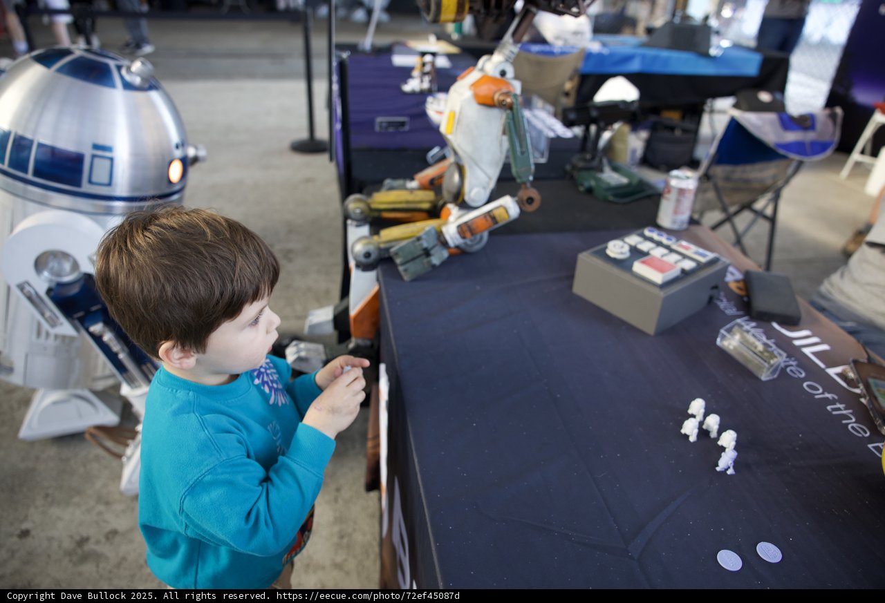 A Young Explorer at Maker Faire 2025