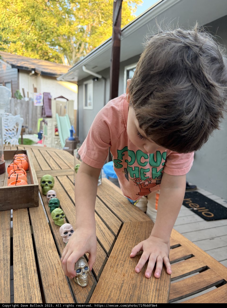Backyard Playdate on a Sunny October Afternoon