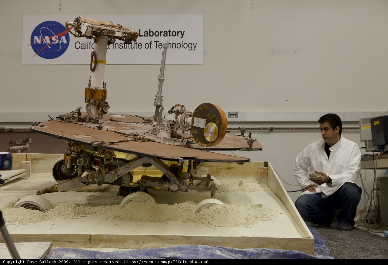 Working on the Mars Rover