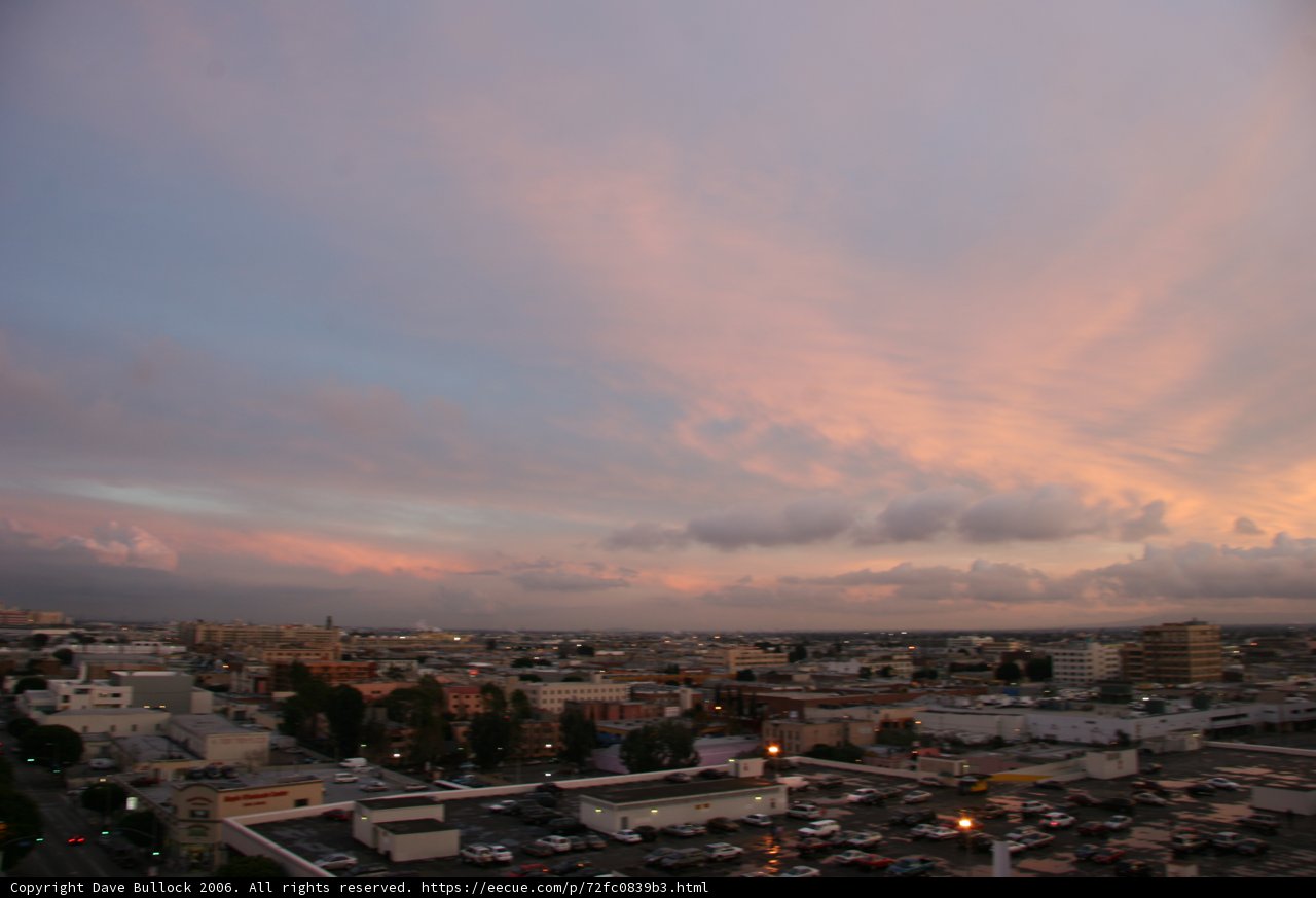 Los Angeles Metropolis Sunset