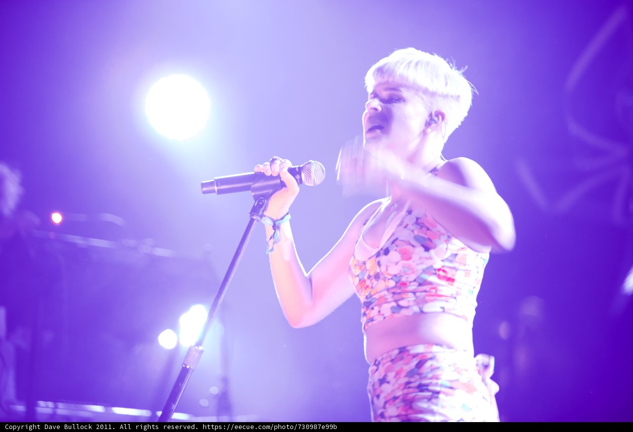 Robyn takes the stage at Coachella 2011