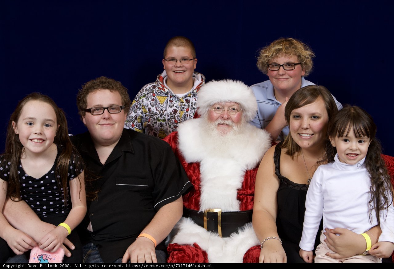 A Jolly Family Christmas with Santa