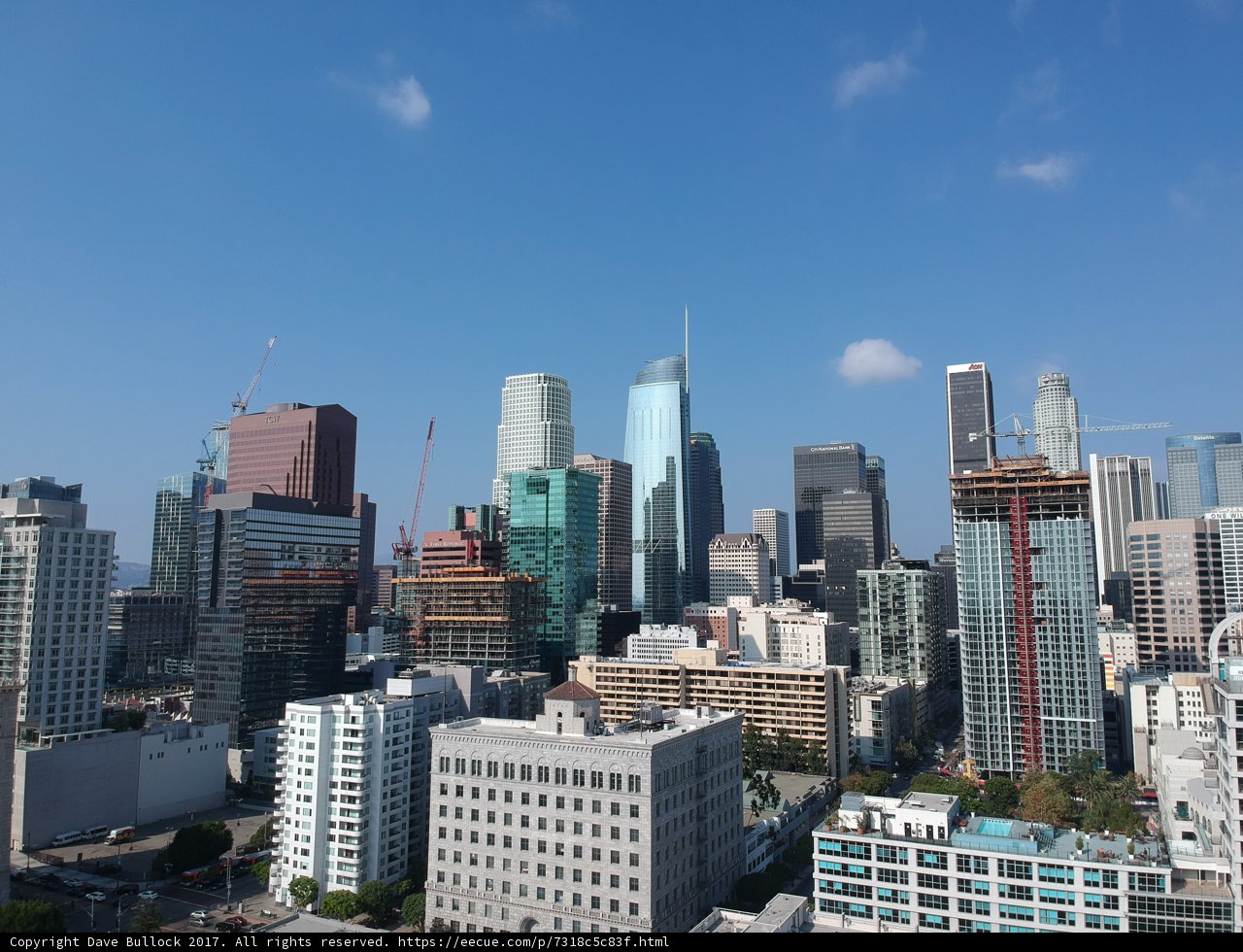 Majestic Cityscape from High Rise Building