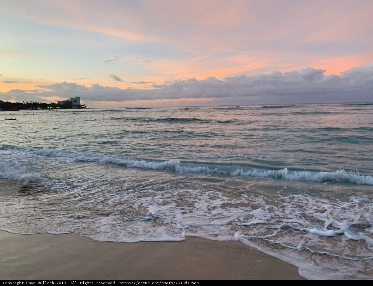 Hawaiian Sunset at Royal-Moana Beach