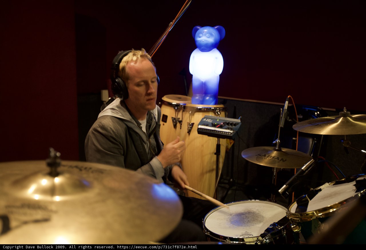 Josh Freese in the Recording Studio
