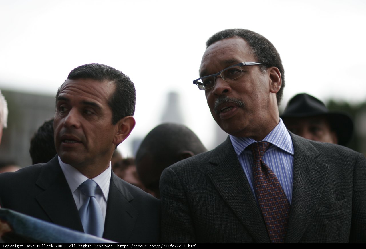 Two Men in Suits- Antonio Villaraigosa