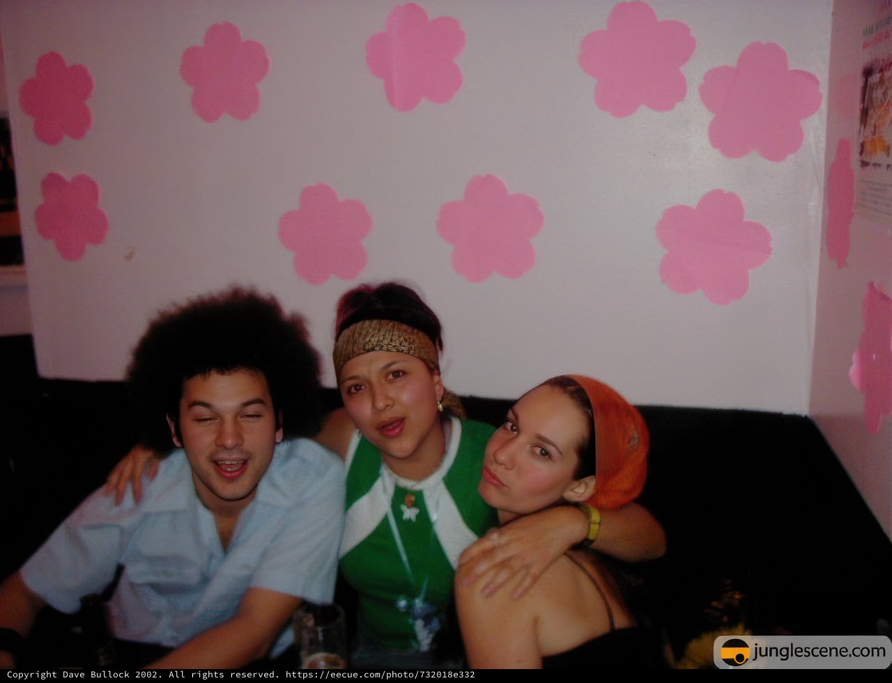 Three Friends Strike a Pose
