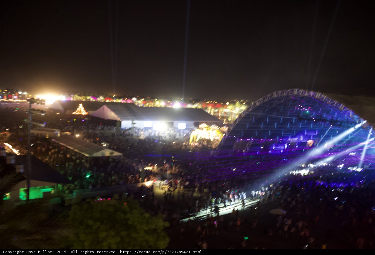 Nighttime Metropolis Concert Crowd