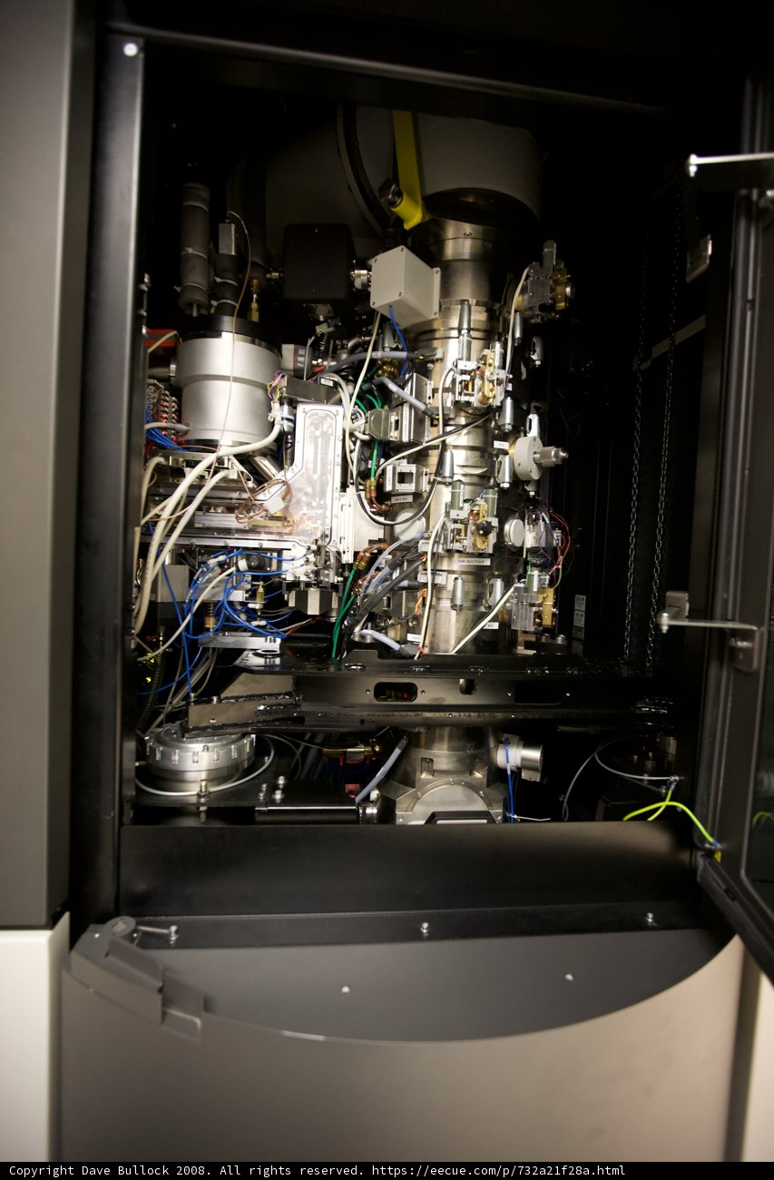 Up close with the electronics