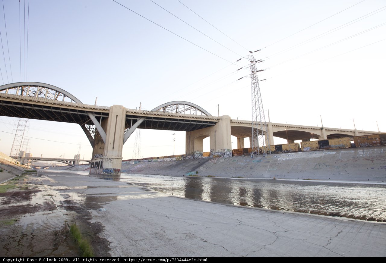 Freeway Overpass Arch Bridge