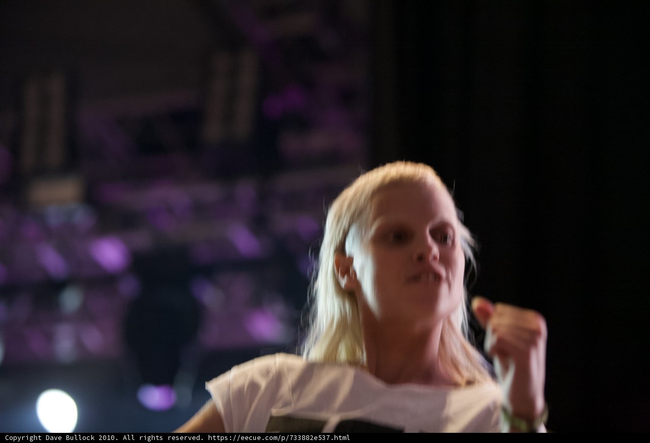 Yolandi Visser Gaming at Coachella 2010