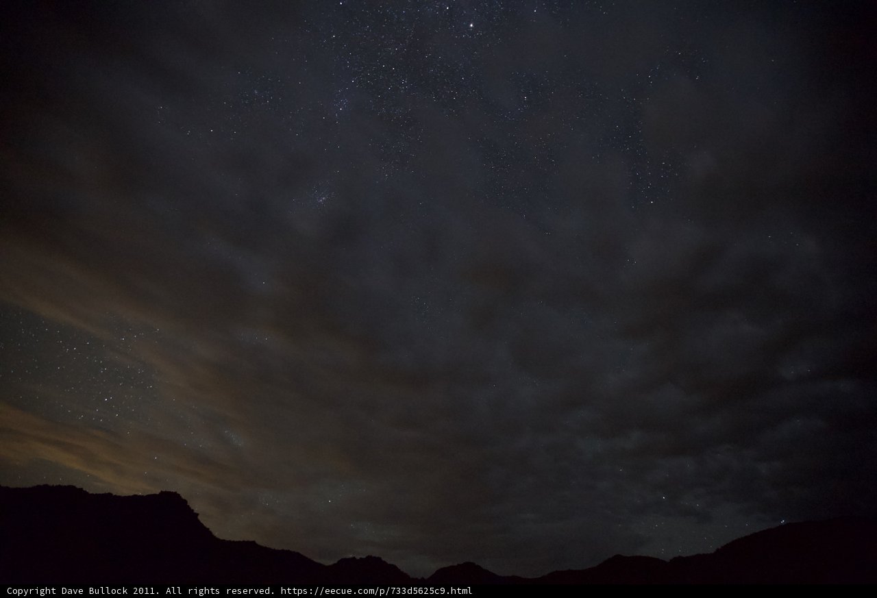Starry Night in the Desert