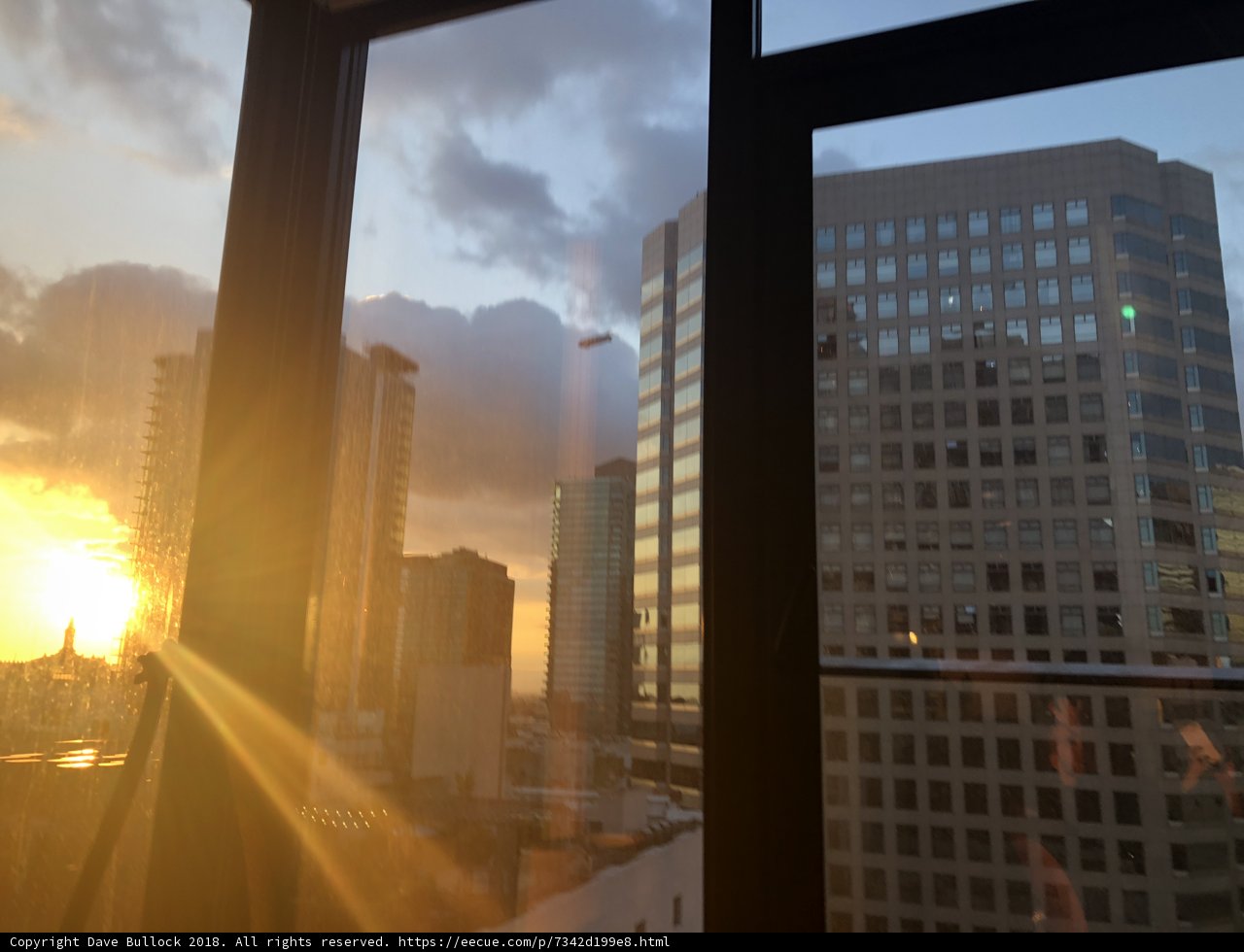 Cityscape at Sunset