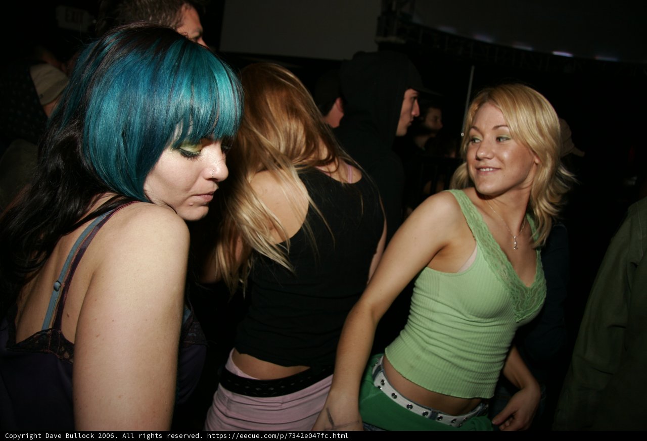 Blue-haired Girls Just Wanna Have Fun!