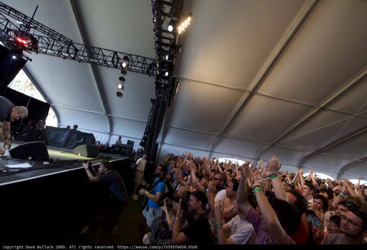 Coachella Crowd Jamming to Deejay's Beats
