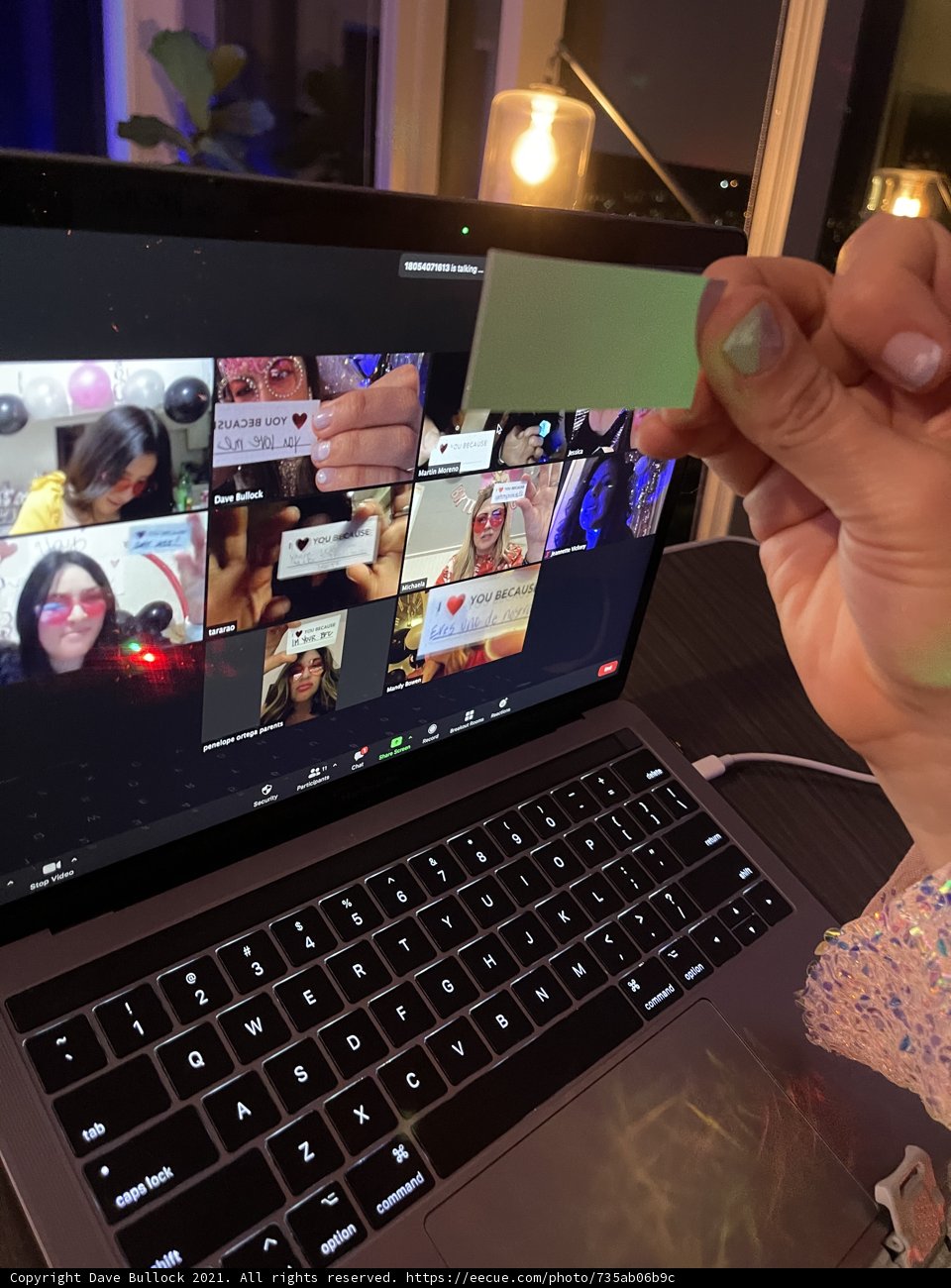 Anjelah Johnson's Green Card Workstation