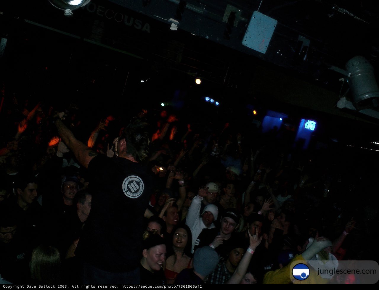 Nightclub Crowd with Soloist