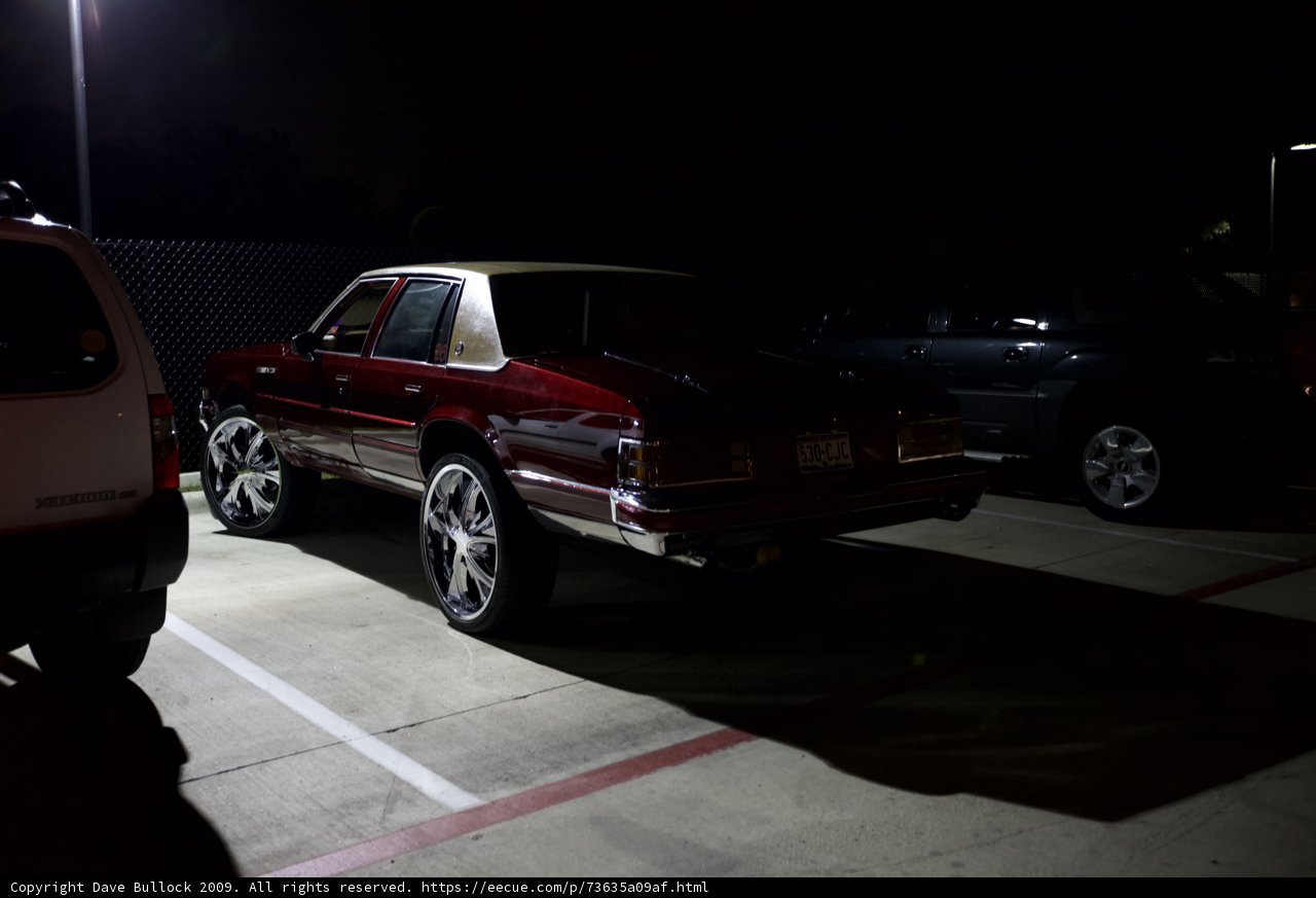 Nighttime Parking Lot
