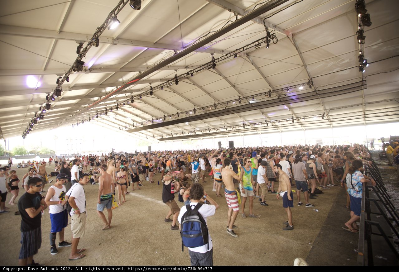 Crowd-Packed Coachella Tent