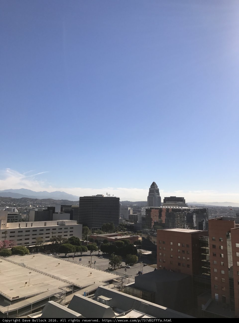 Sunny Los Angeles Skyline