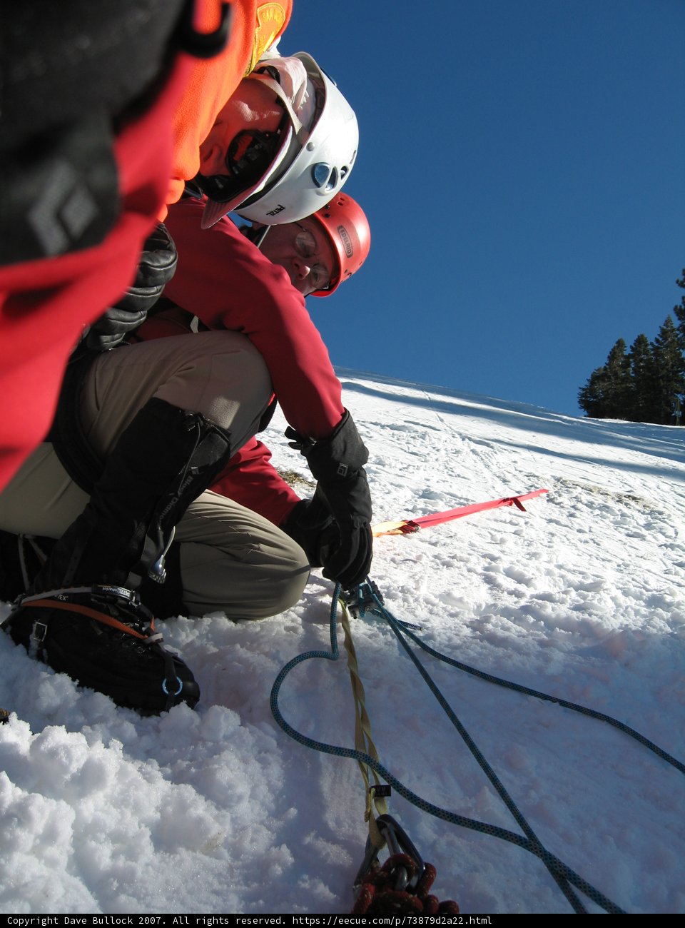 Red Jacket on the Slopes
