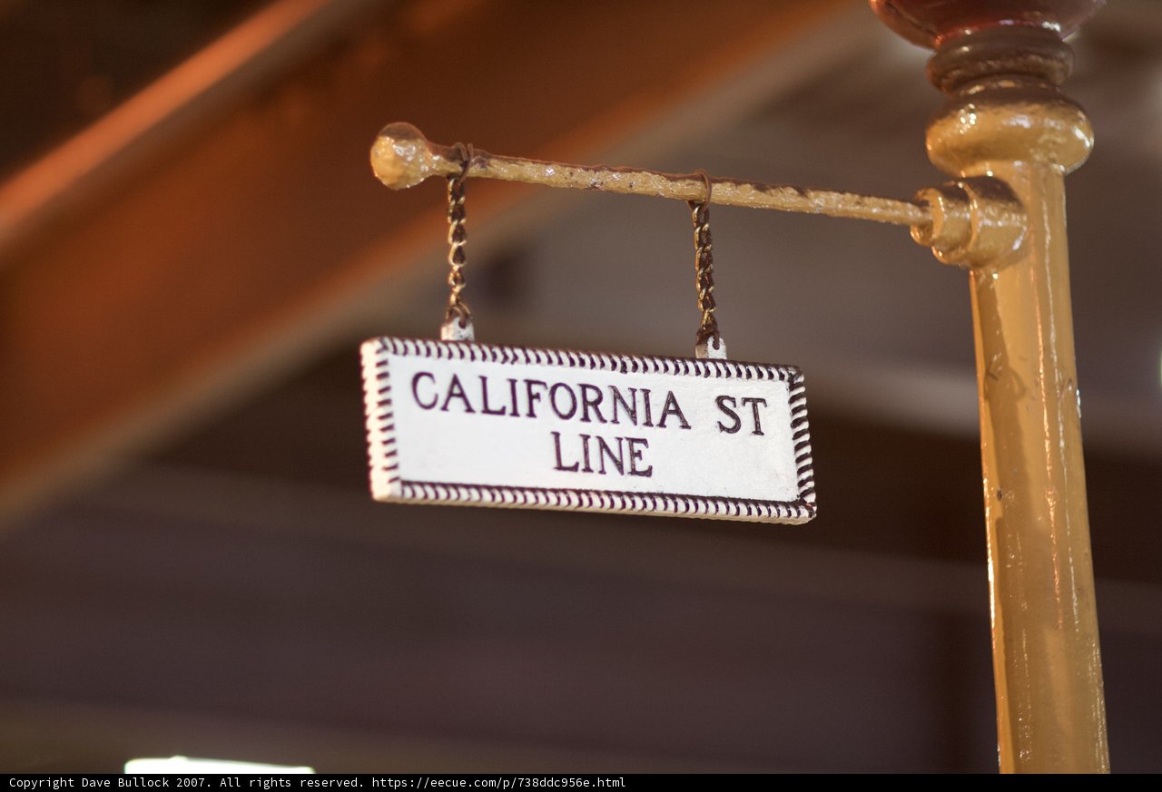 California St Line Symbol
