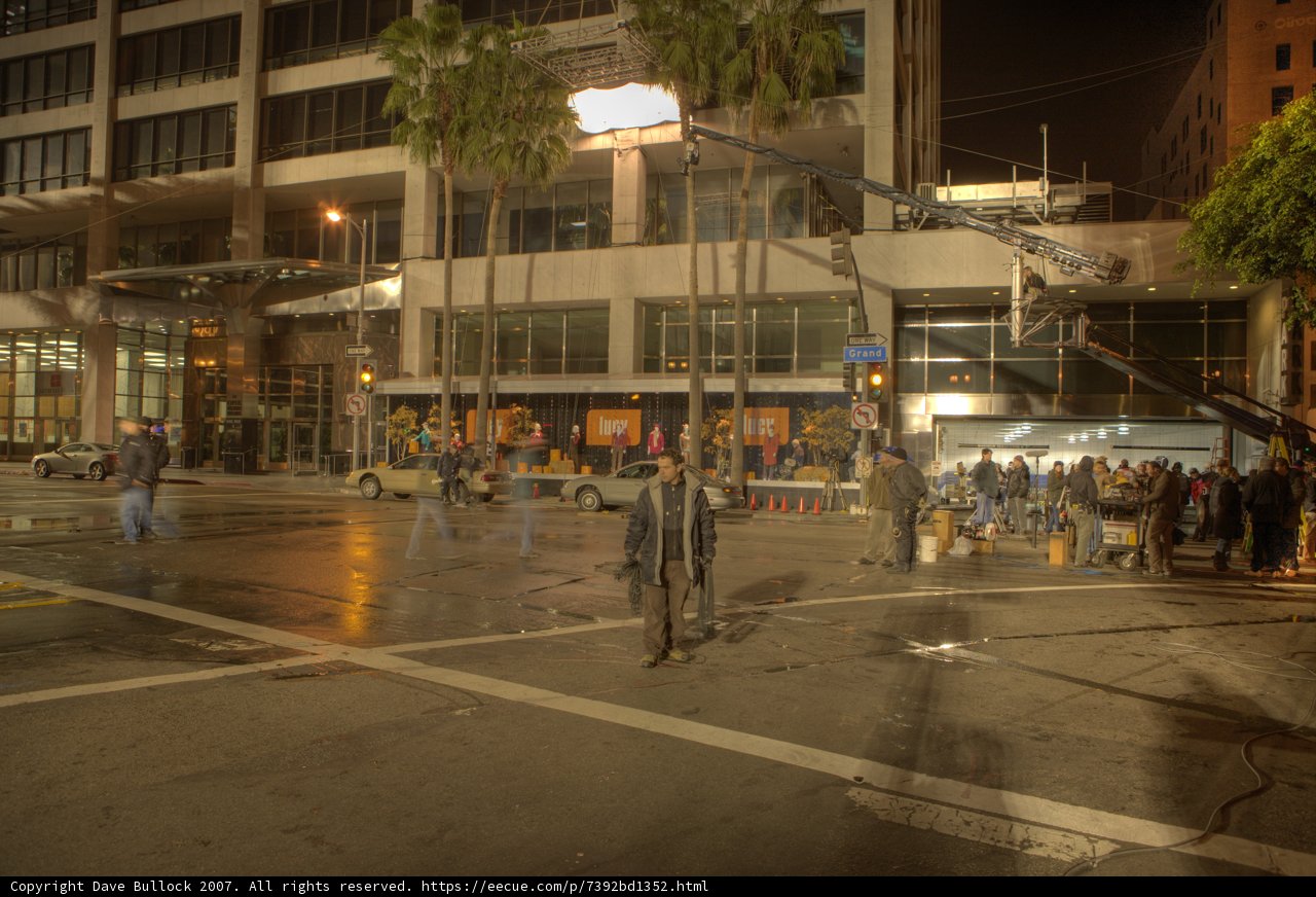 City Intersection at Night