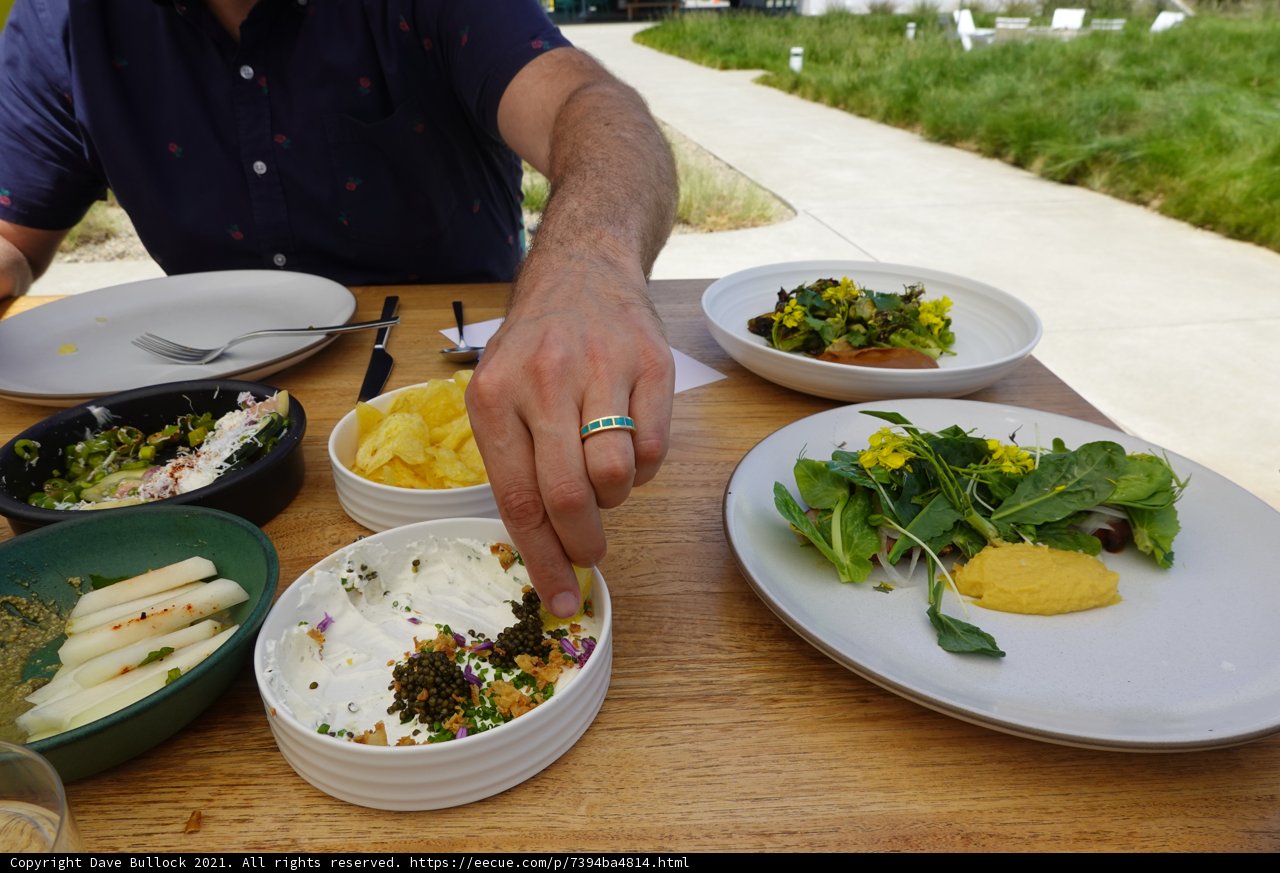Enjoying a Fresh Brunch Outdoors