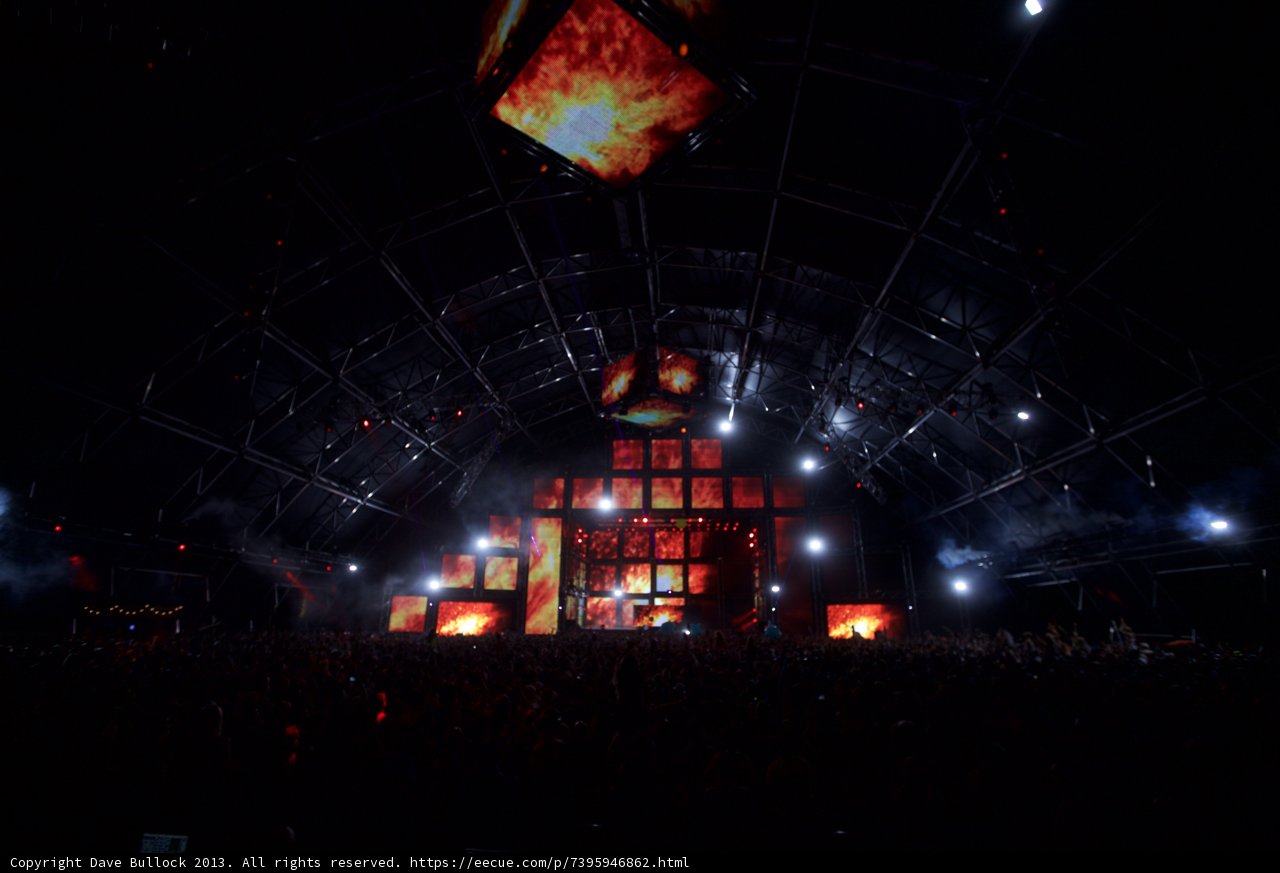Fiery Stage of Coachella