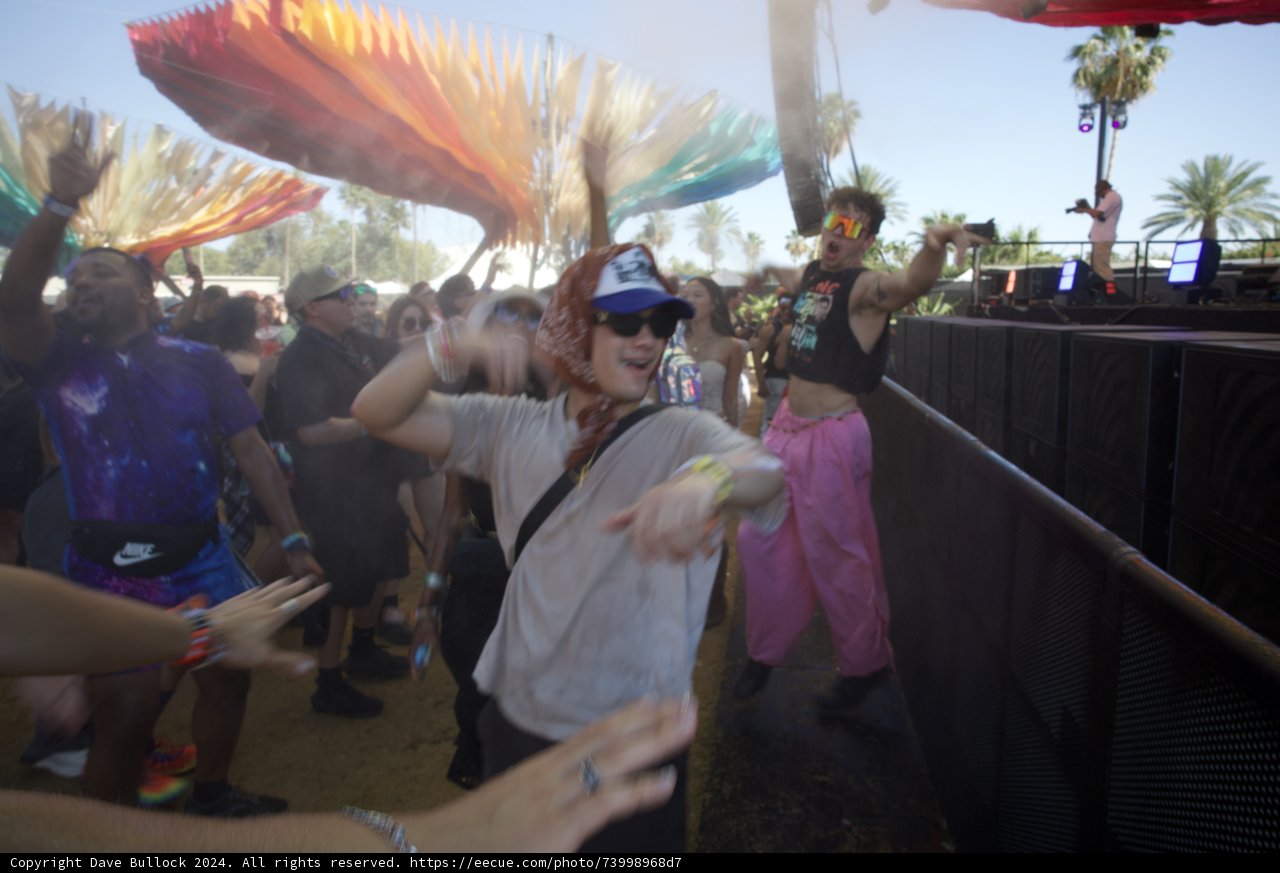 Vibrant Life at Coachella 2024: A Captured Moment of Joy and Music