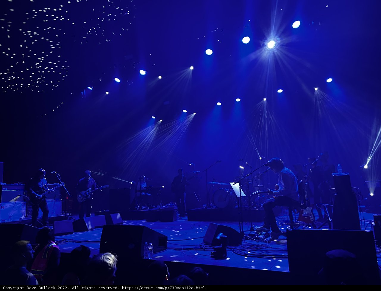 Rocking it Out Under the Blue Lights