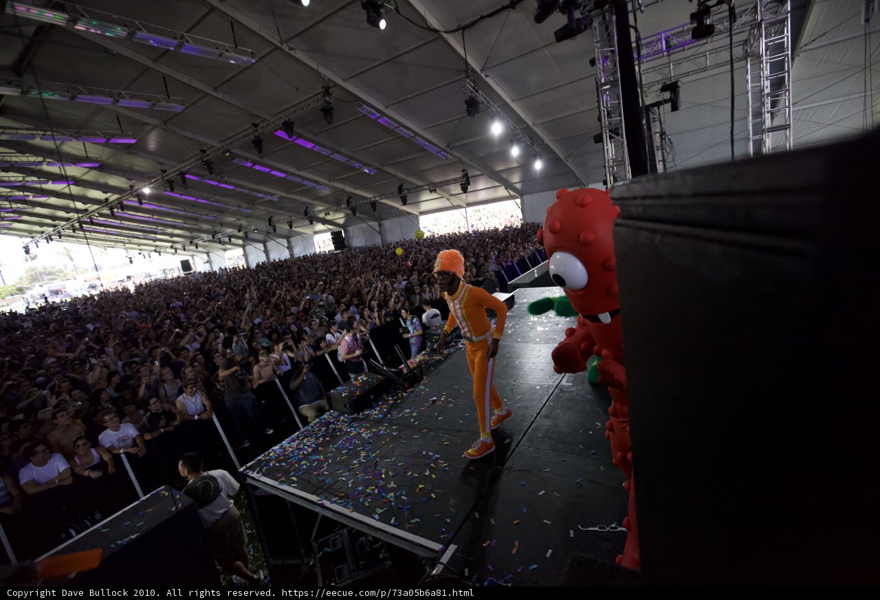 Orange Man Takes the Stage at Coachella