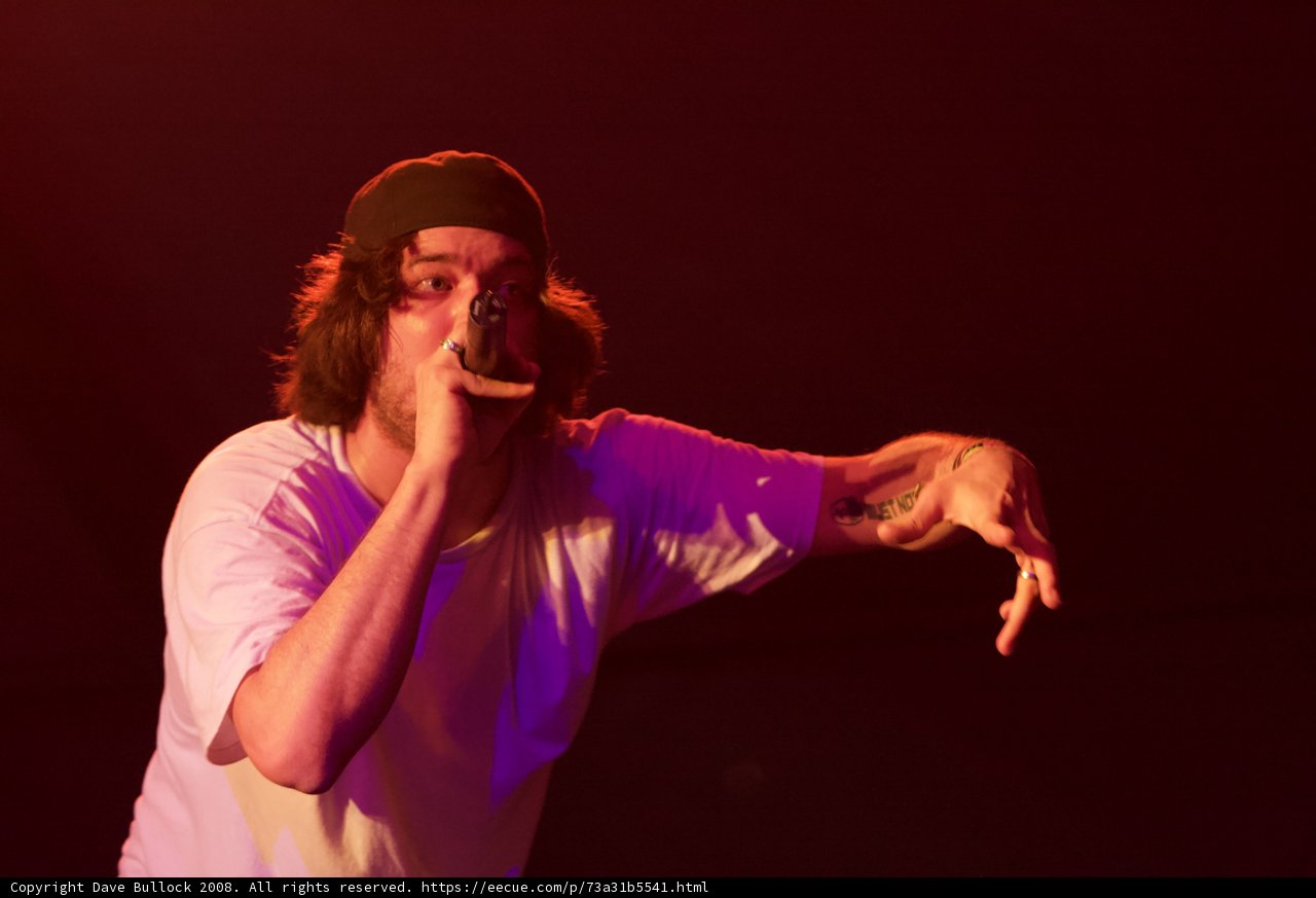 Solo Performance in Hat and Microphone