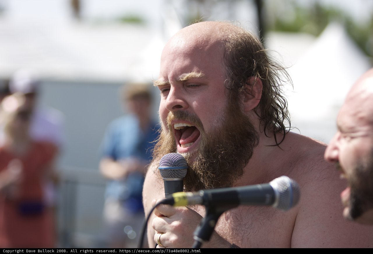 Tim Harrington Rocks the Stage